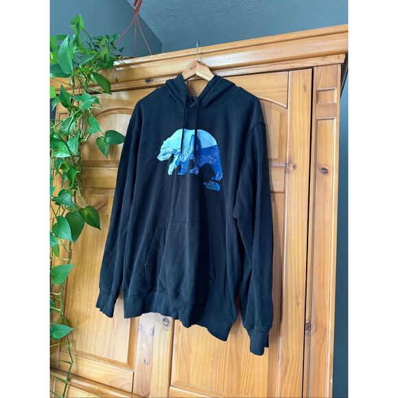 The North Face Men’s Bear Graphic Hoodie – Gray, XL - Picture 3 of 9